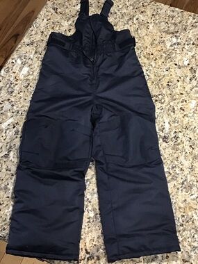 Cat & Jack Black Kids Snow Overalls